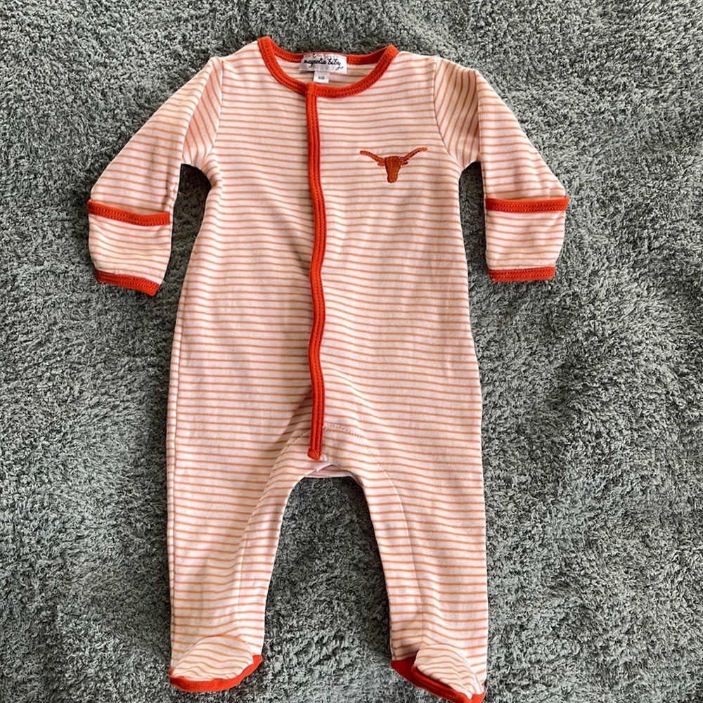 Magnolia Baby Longhorn footie newborn